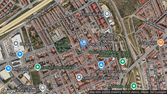 Ubicación de la subastas Subasta de vivienda en Badalona