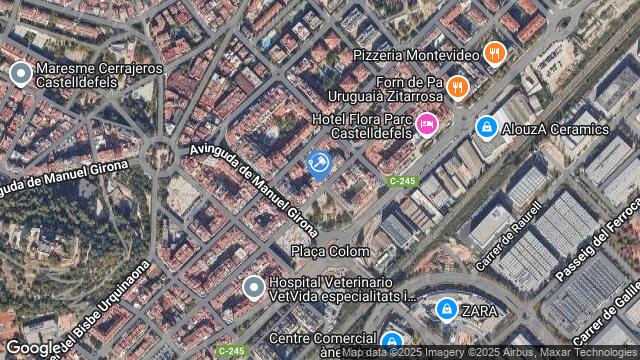 Ubicación de la subastas Subasta de vivienda en Castelldefels