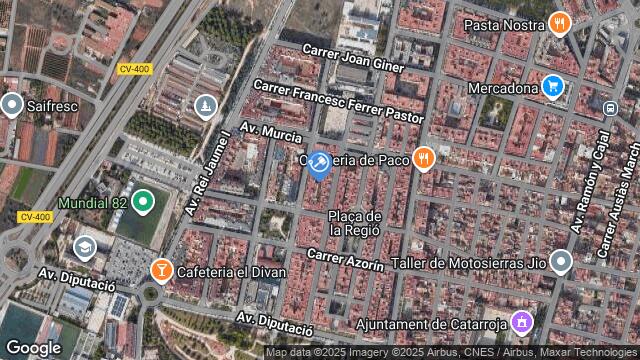 Ubicación de la subastas Subasta de vivienda en CATARROJA