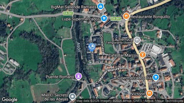Ubicación de la subastas Subasta de garaje en RAMALES DE LA VICTORIA