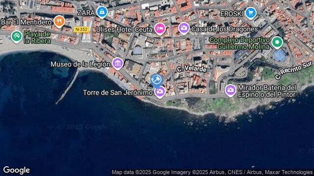 Ubicación de la subastas Subasta de local comercial en Ceuta