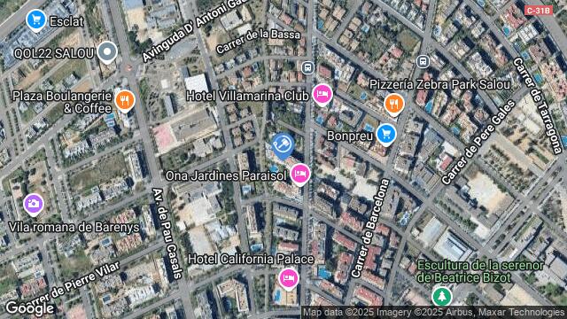 Ubicación de la subastas Subasta de vivienda en Salou