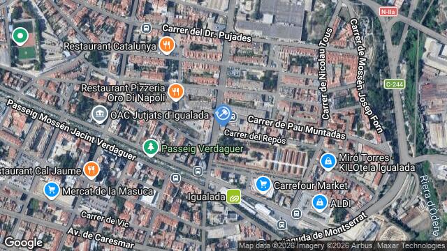 Ubicación de la subastas Subasta de local comercial en Igualada