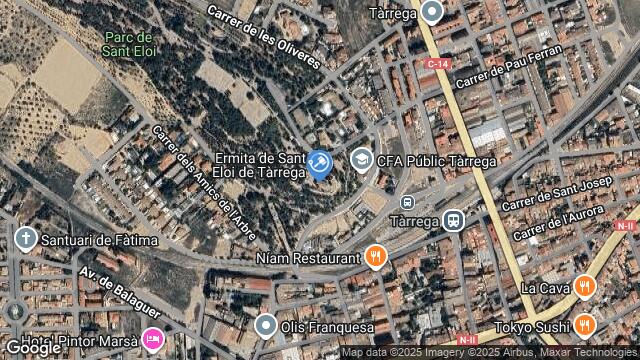 Ubicación de la subastas Subasta de finca rústica en TARREGA