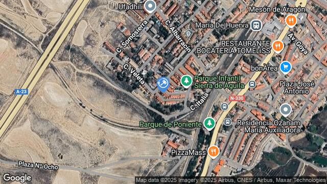 Ubicación de la subastas Subasta de vivienda en MARIA DE HUERVA