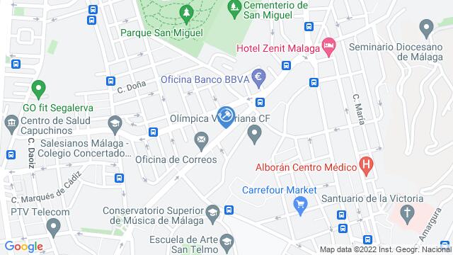 Ubicación de la subastas Subasta de garaje en MALAGA