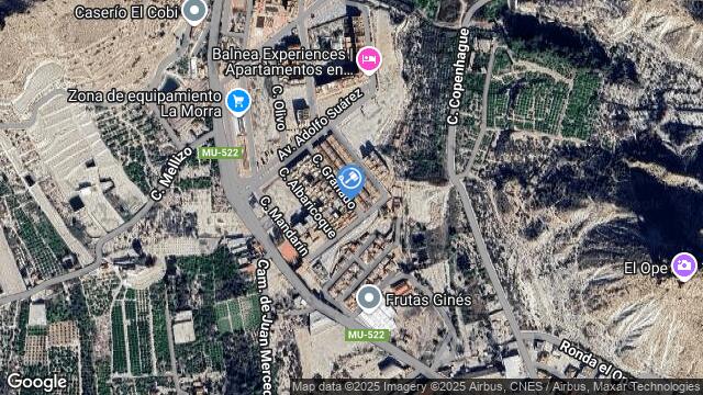 Ubicación de la subastas Subasta de vivienda en Villanueva del Río Segura
