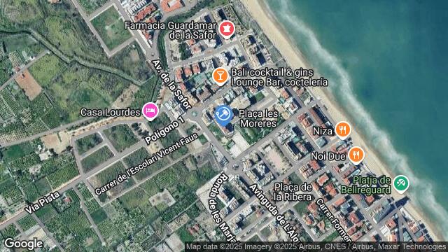 Ubicación de la subastas Subasta de garaje en GUARDAMAR DE LA SAFOR
