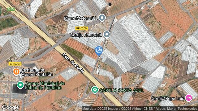 Ubicación de la subastas Subasta de finca rústica en MOTRIL