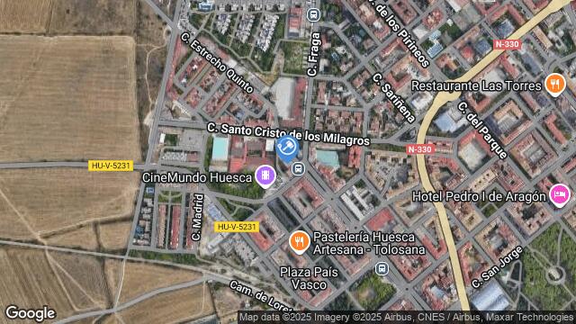 Ubicación de la subastas Subasta de vivienda en HUESCA