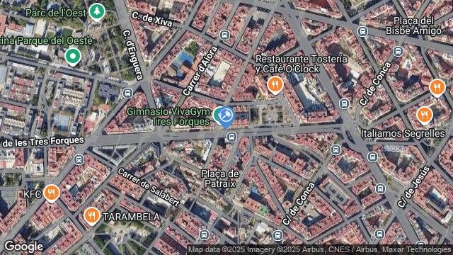 Ubicación de la subastas Subasta de cl tres forques ( valÈncia) en VALÈNCIA