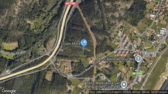 Ubicación de la subastas Subasta de nave industrial en CULLEREDO