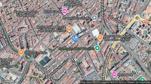 Ubicación de la subastas Subasta de vivienda en Reus