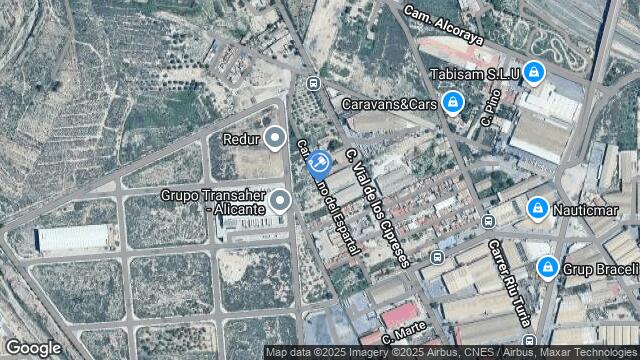 Ubicación de la subastas Subasta de nave industrial en ALICANTE