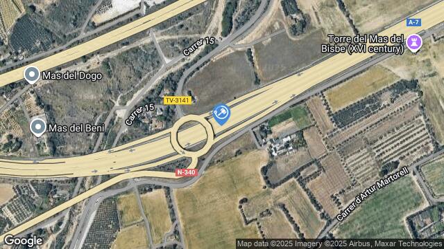 Ubicación de la subastas Subasta de finca rústica en LES BORGES DEL CAMP