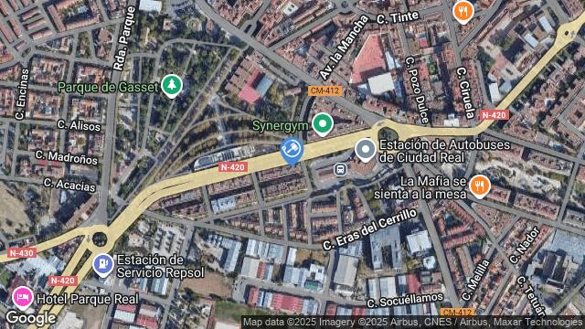 Ubicación de la subastas Subasta de lg parcela 7.4.1 ferroviaria ( ciudad real) en CIUDAD REAL