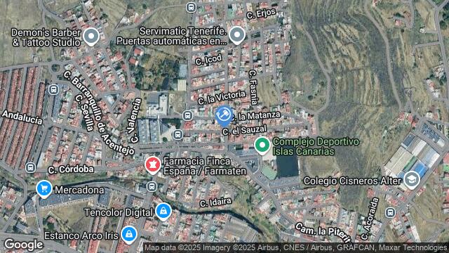 Ubicación de la subastas Subasta de vivienda en La Laguna