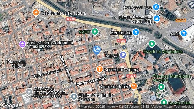 Ubicación de la subastas Subasta de cl poeta garcia lorca en Alicante