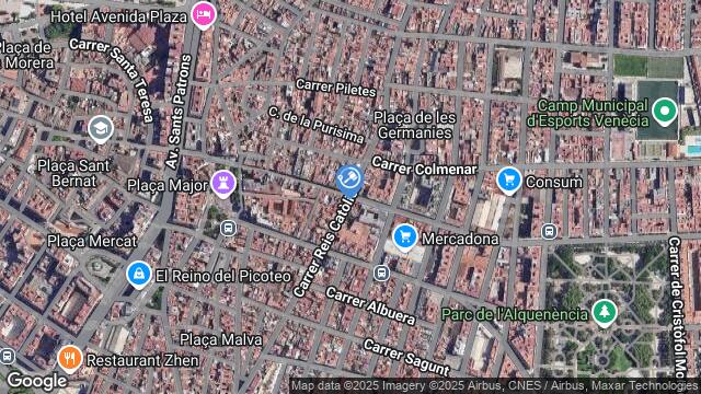 Ubicación de la subastas Subasta de garaje en ALZIRA
