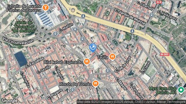 Ubicación de la subastas Subasta de vivienda en Murcia