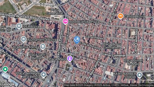 Ubicación de la subastas Subasta de garaje en ALZIRA