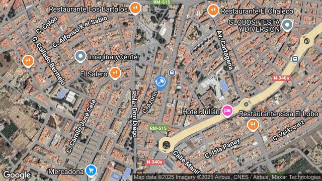 Ubicación de la subastas Subasta de vivienda en Alhama de Murcia