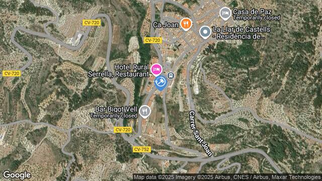 Ubicación de la subastas Subasta de finca rústica en CASTELL DE CASTELLS