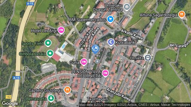 Ubicación de la subastas Subasta de trozo de terreno peÑalcal  ( urnieta - guipuzcoa) en GUIPUZCOA