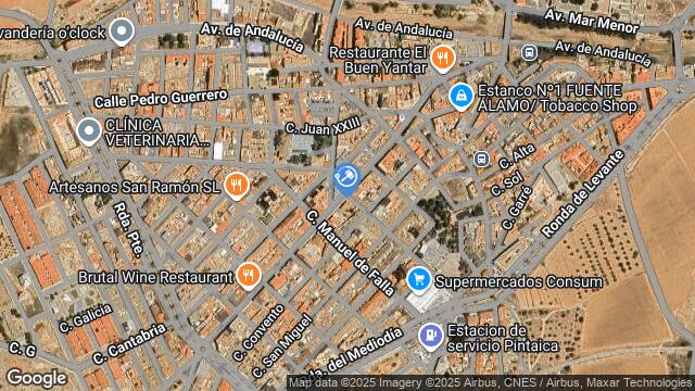 Ubicación de la subastas Subasta de finca 21003  ( fuente Álamo - murcia) en MURCIA