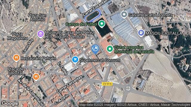 Ubicación de la subastas Subasta de trastero en CASTALLA