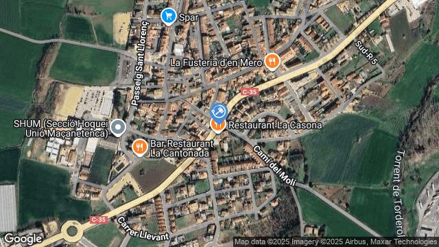 Ubicación de la subastas Subasta de ur maÇanet res. park, p.75g ( maÇanet de la selva) en MAÇANET DE LA SELVA