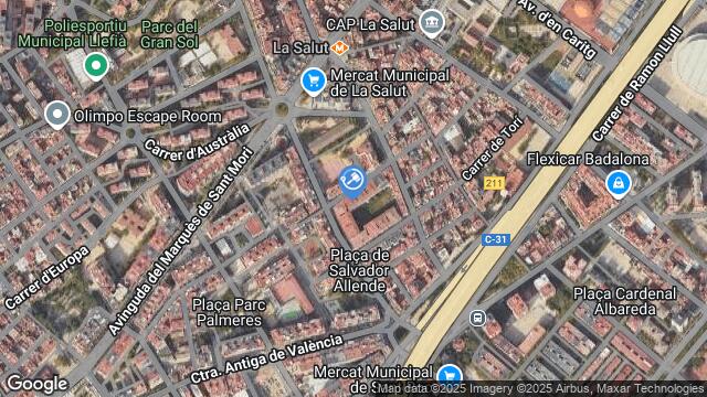 Ubicación de la subastas Subasta de vivienda en Badalona