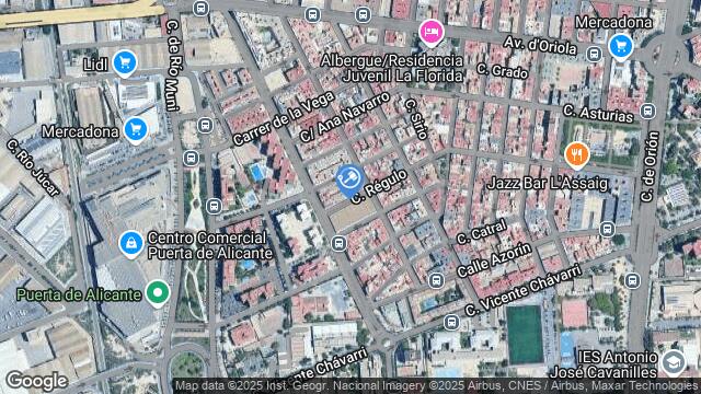 Ubicación de la subastas Subasta de cl regulo ( alicante/alacant) en ALICANTE/ALACANT