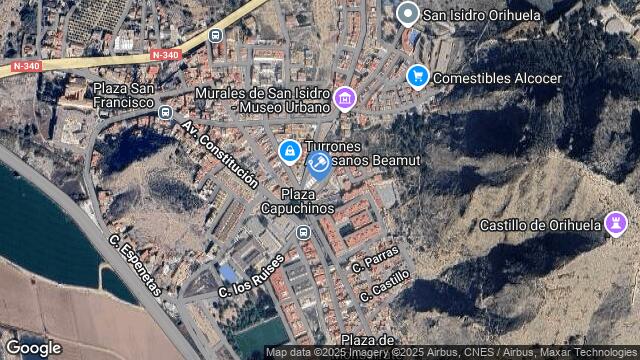 Ubicación de la subastas Subasta de vivienda en ORIHUELA