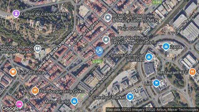 Ubicación de la subastas Subasta de garaje en Castelldefels
