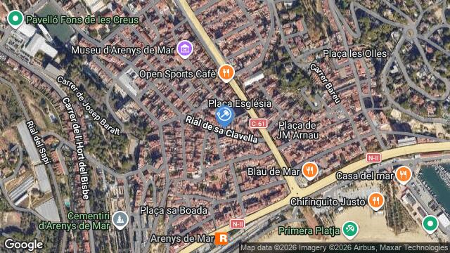 Ubicación de la subastas Subasta de finca rústica en arenys de mar