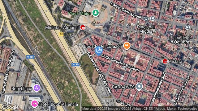 Ubicación de la subastas Subasta de vivienda en MISLATA