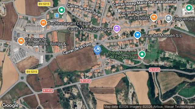 Ubicación de la subastas Subasta de vivienda en Folgueroles