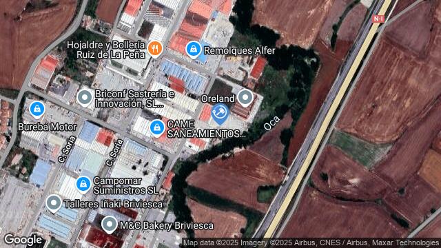 Ubicación de la subastas Subasta de nave industrial en BRIVIESCA