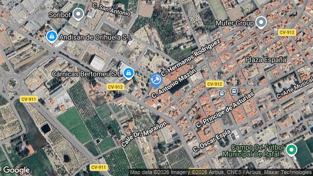 Ubicación de la subastas Subasta de vivienda en RAFAL