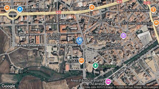 Ubicación de la subastas Subasta de garaje en TARREGA