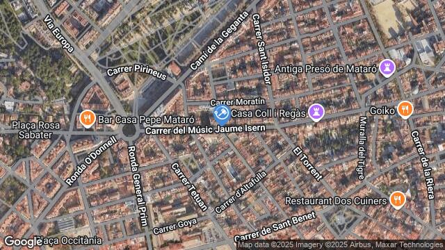 Ubicación de la subastas Subasta de garaje en Mataró