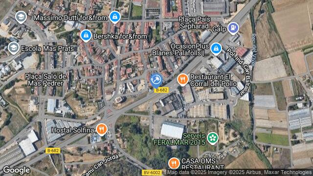 Ubicación de la subastas Subasta de garaje en PALAFOLLS