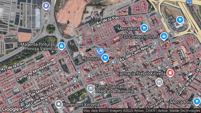 Ubicación de la subastas Subasta de vivienda en XIRIVELLA