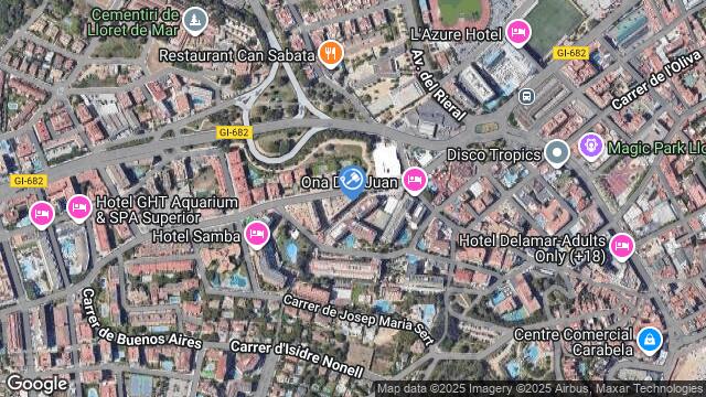 Ubicación de la subastas Subasta de garaje en LLORET DE MAR