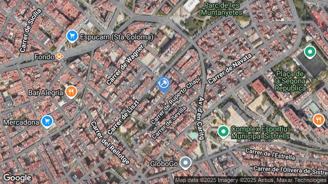 Ubicación de la subastas Subasta de vivienda en Badalona