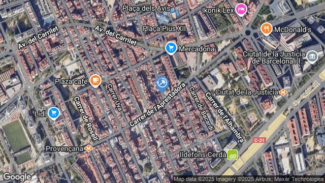 Ubicación de la subastas Subasta de vivienda en L'Hospitalet