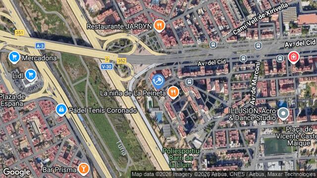 Ubicación de la subastas Subasta de vivienda en XIRIVELLA