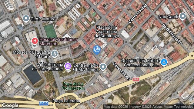 Ubicación de la subastas Subasta de vivienda en Mataró