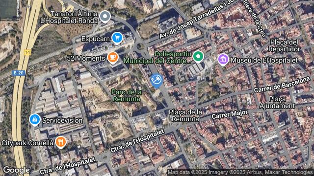 Ubicación de la subastas Subasta de vivienda en L'HOSPITALET DE LLOBREGAT